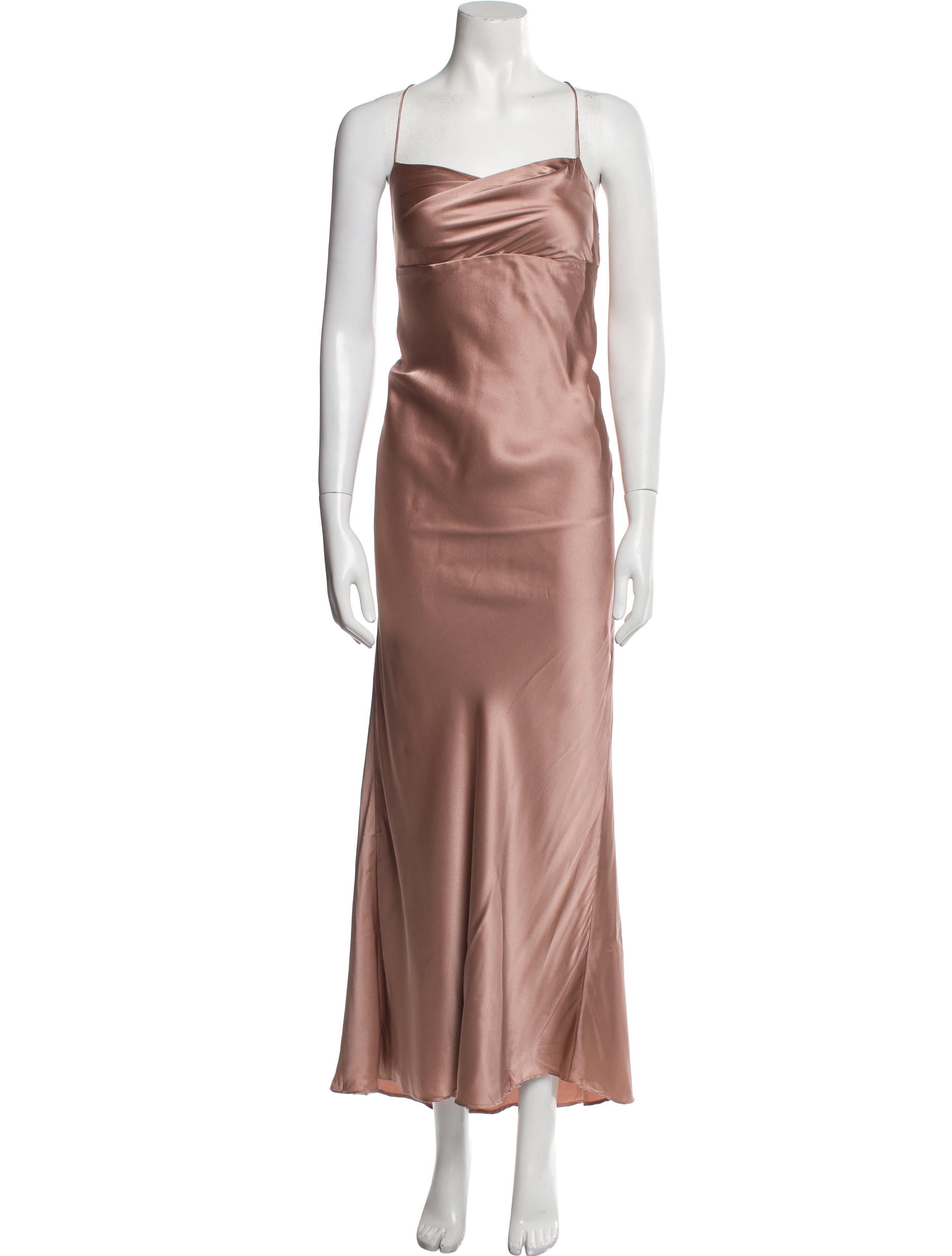 Michelle Mason Silk Long Dress