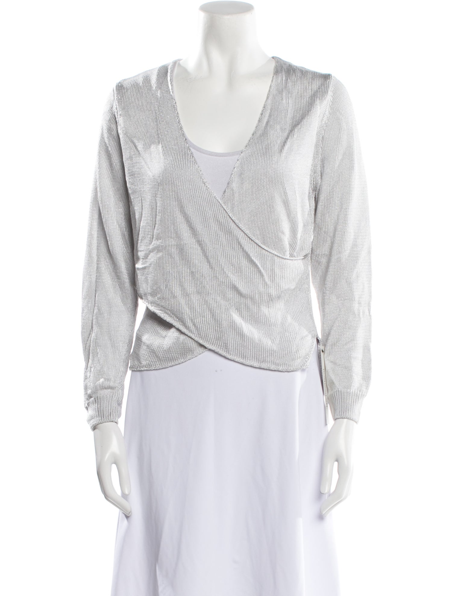 Michelle Mason Plunge Neckline Sweater