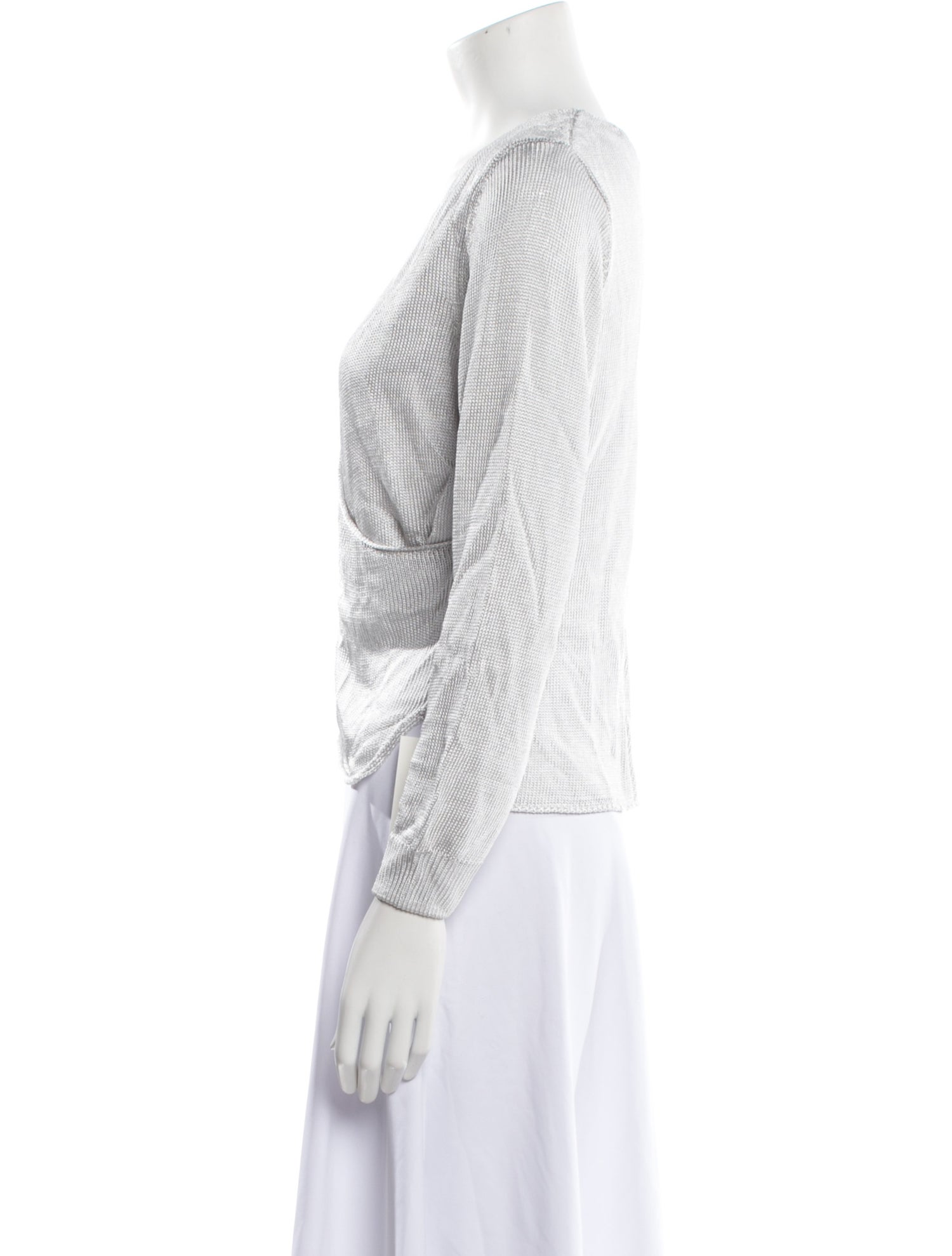 Michelle Mason Plunge Neckline Sweater