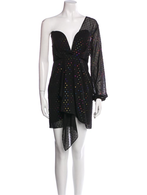 Michelle Mason Printed Mini Dress