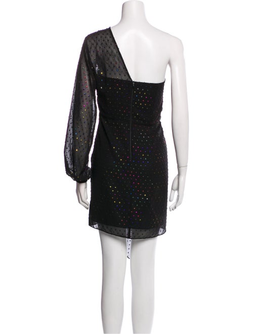 Michelle Mason Printed Mini Dress