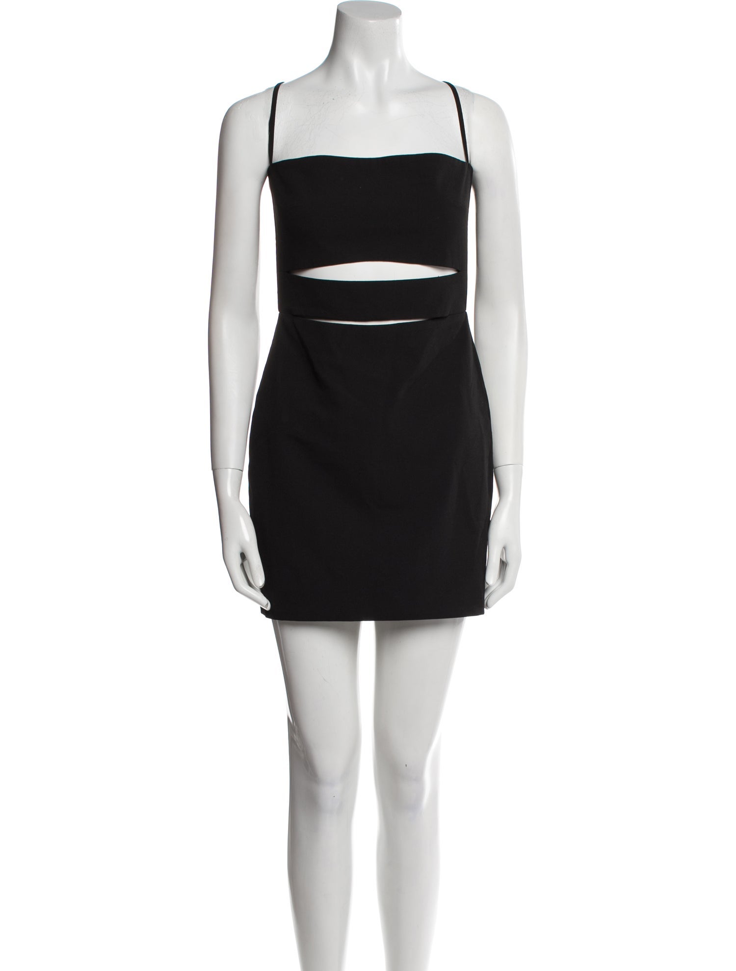 Michelle Mason Square Neckline Mini Dress