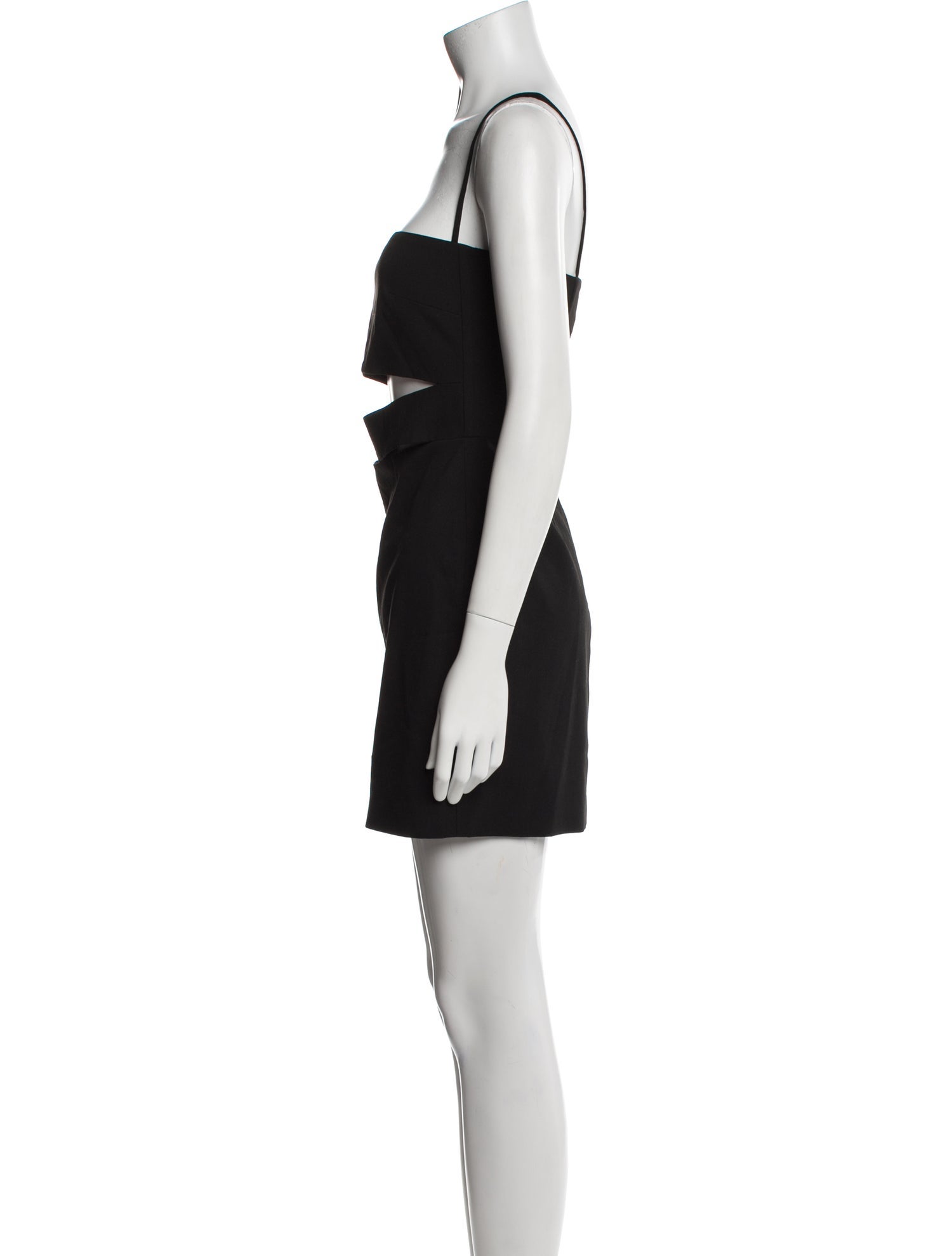 Michelle Mason Square Neckline Mini Dress