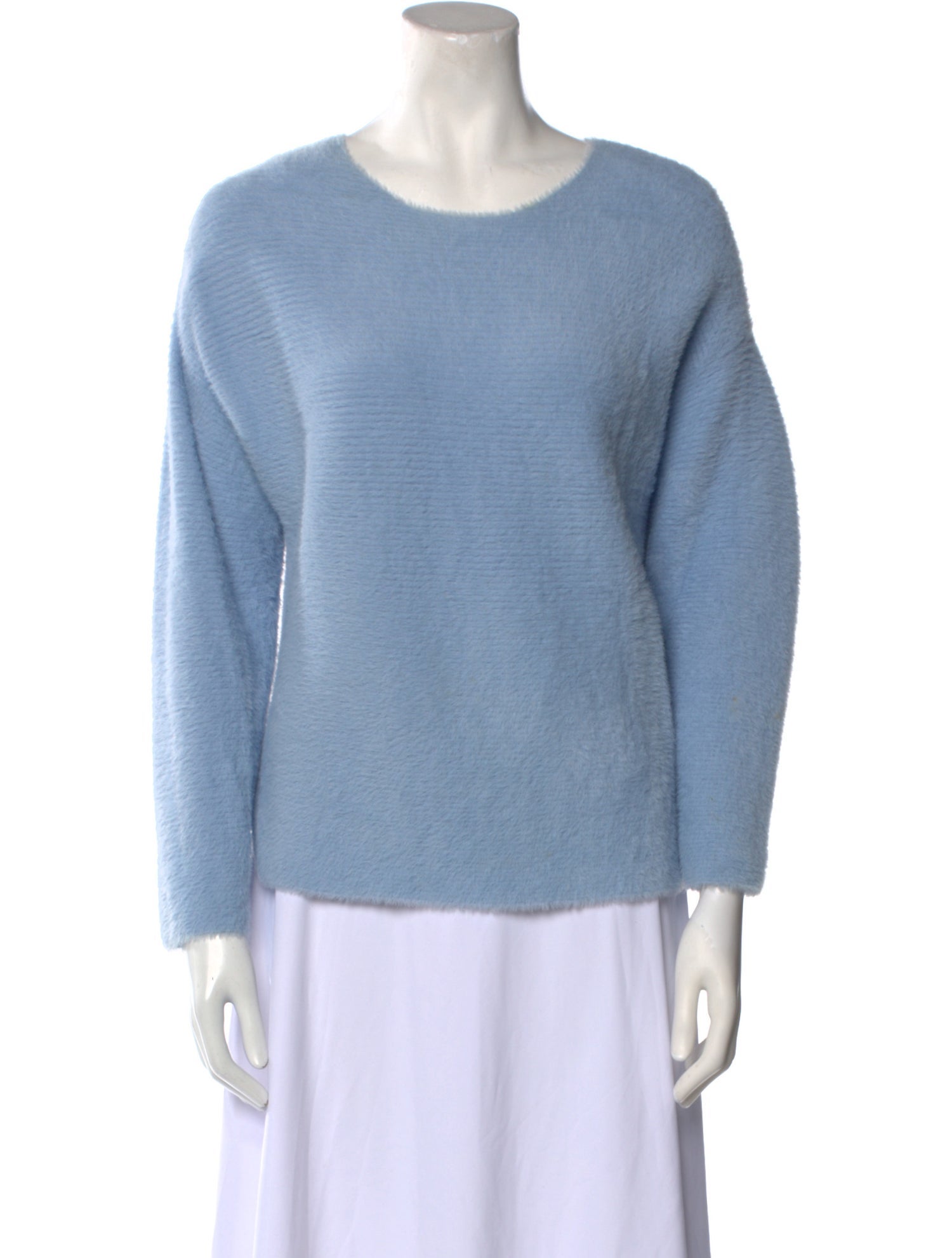 Michelle Mason Nylon Scoop Neck Sweater