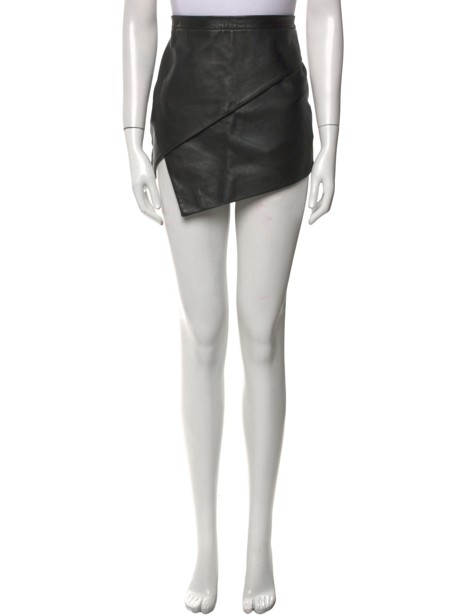 Michelle Mason Lambskin Mini Skirt