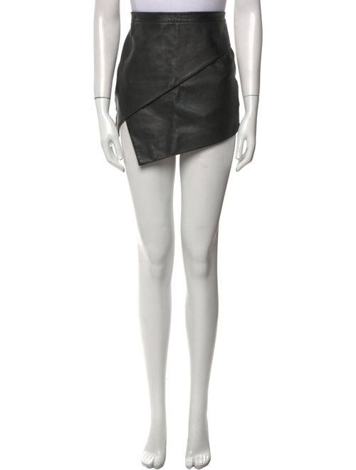 Michelle Mason Lambskin Mini Skirt