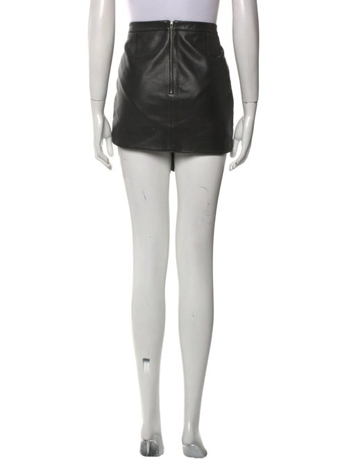 Michelle Mason Lambskin Mini Skirt