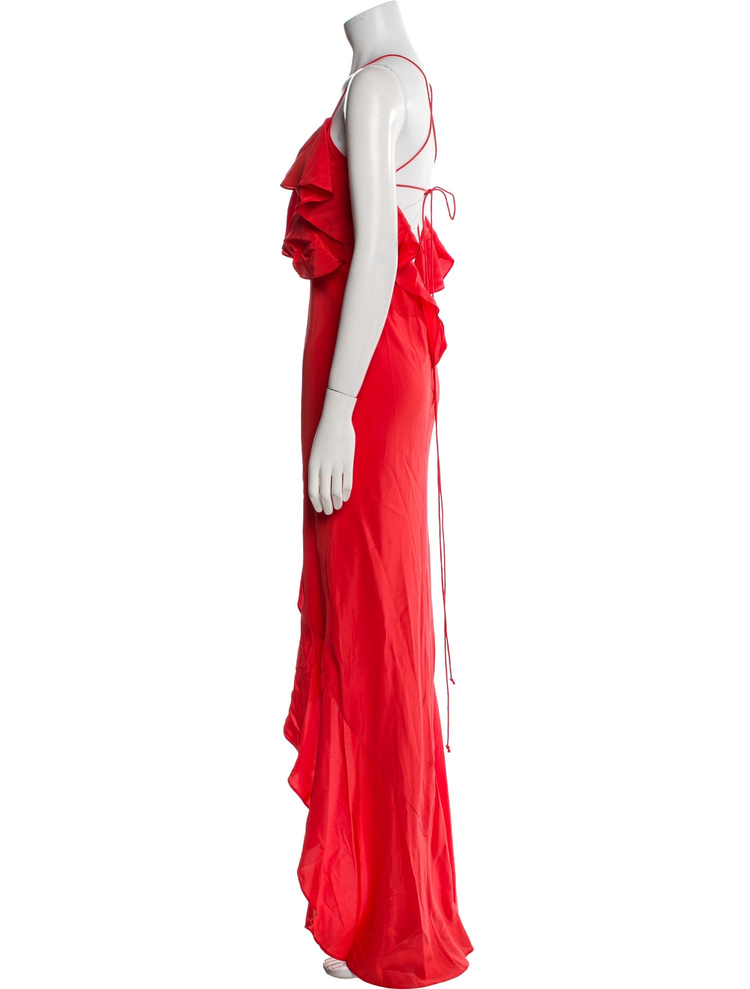 Michelle Mason Silk Long Dress