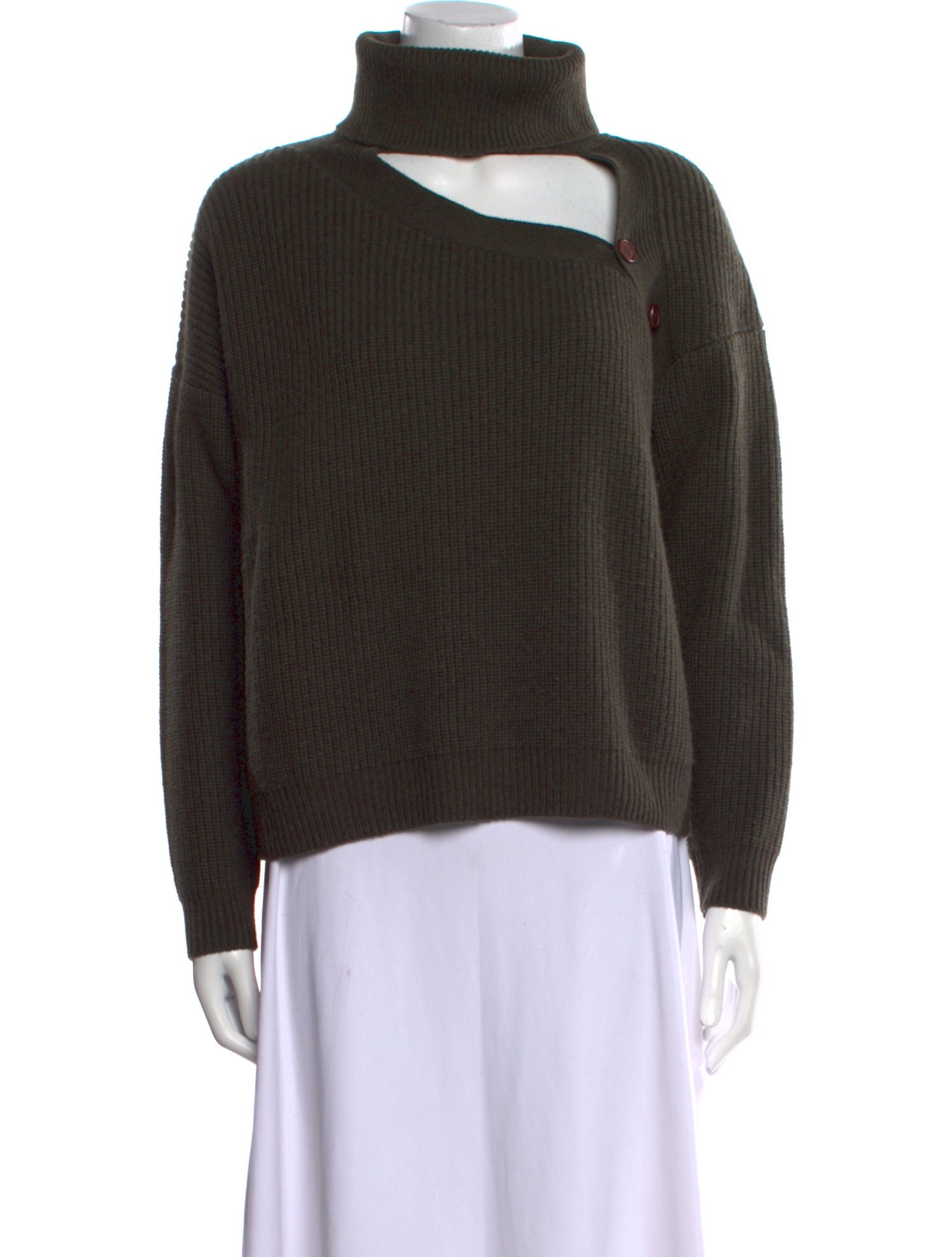 Michelle Mason Wool Mock Neck Sweater