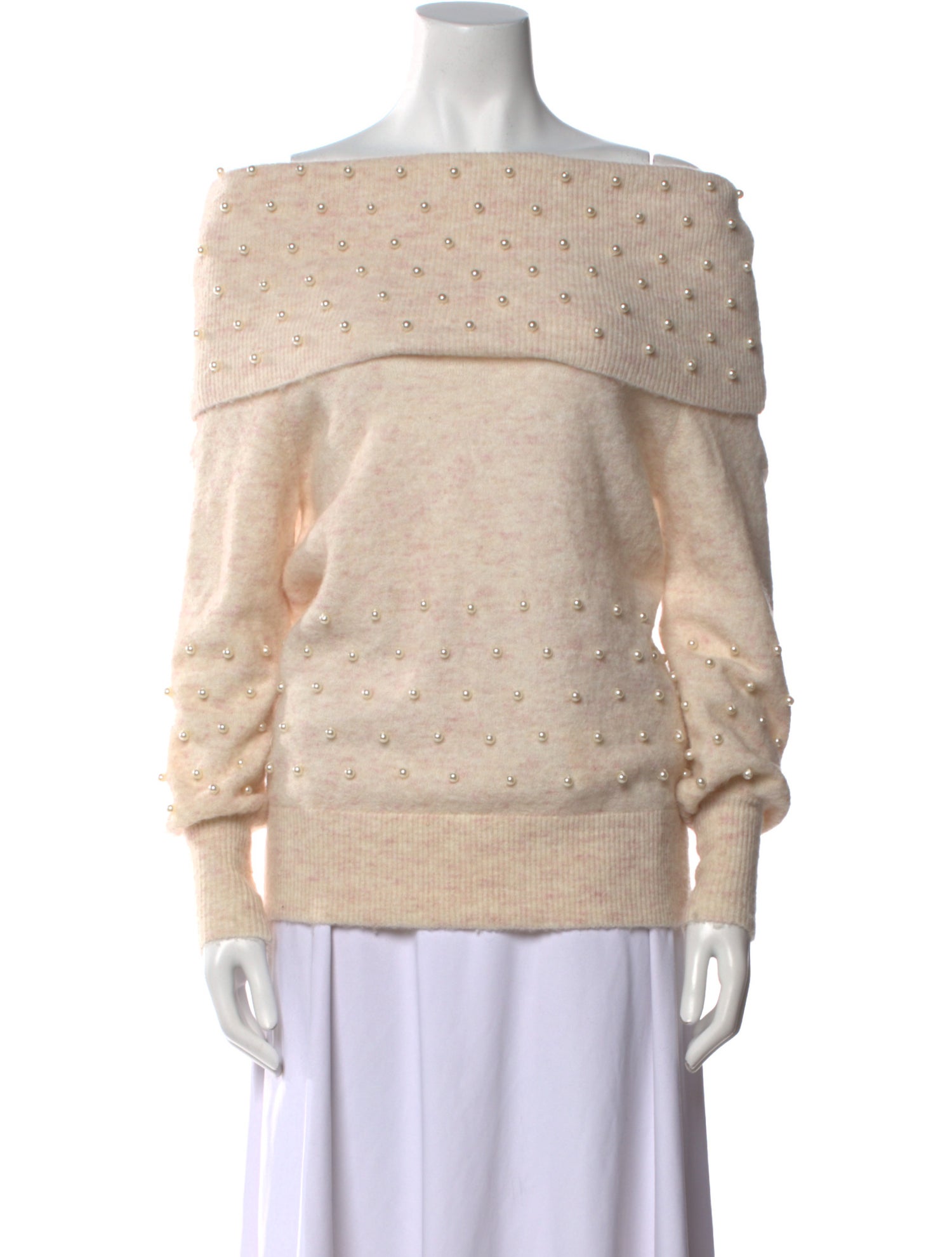 Michelle Mason Nylon Patterned Sweater