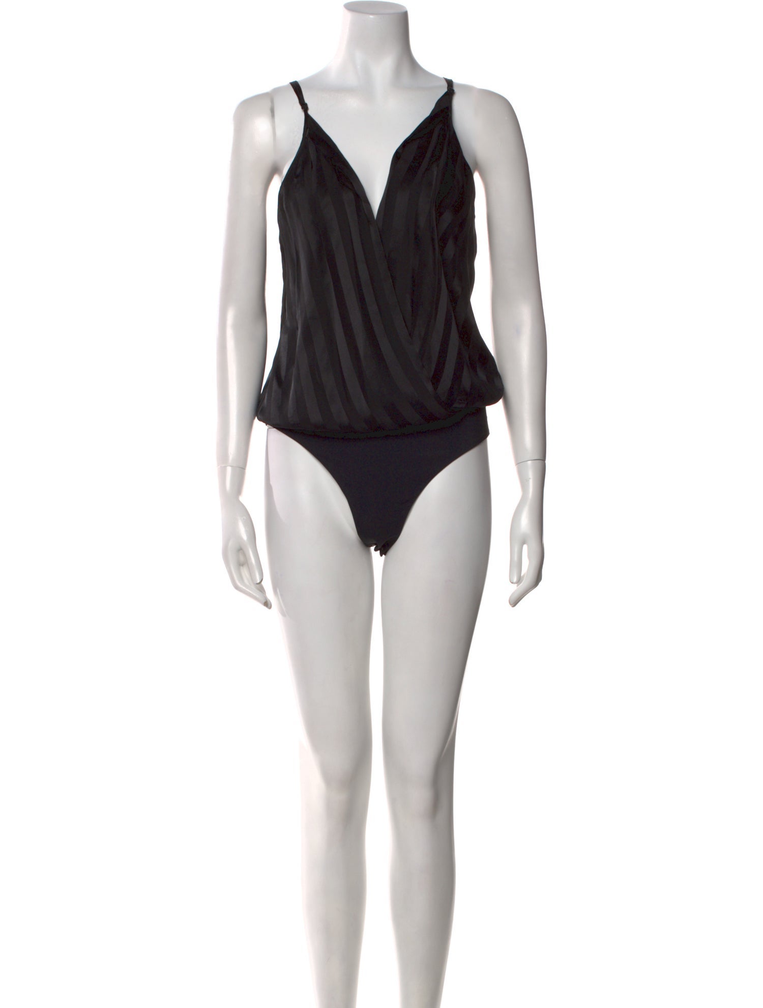 Michelle Mason Silk V-Neck Bodysuit