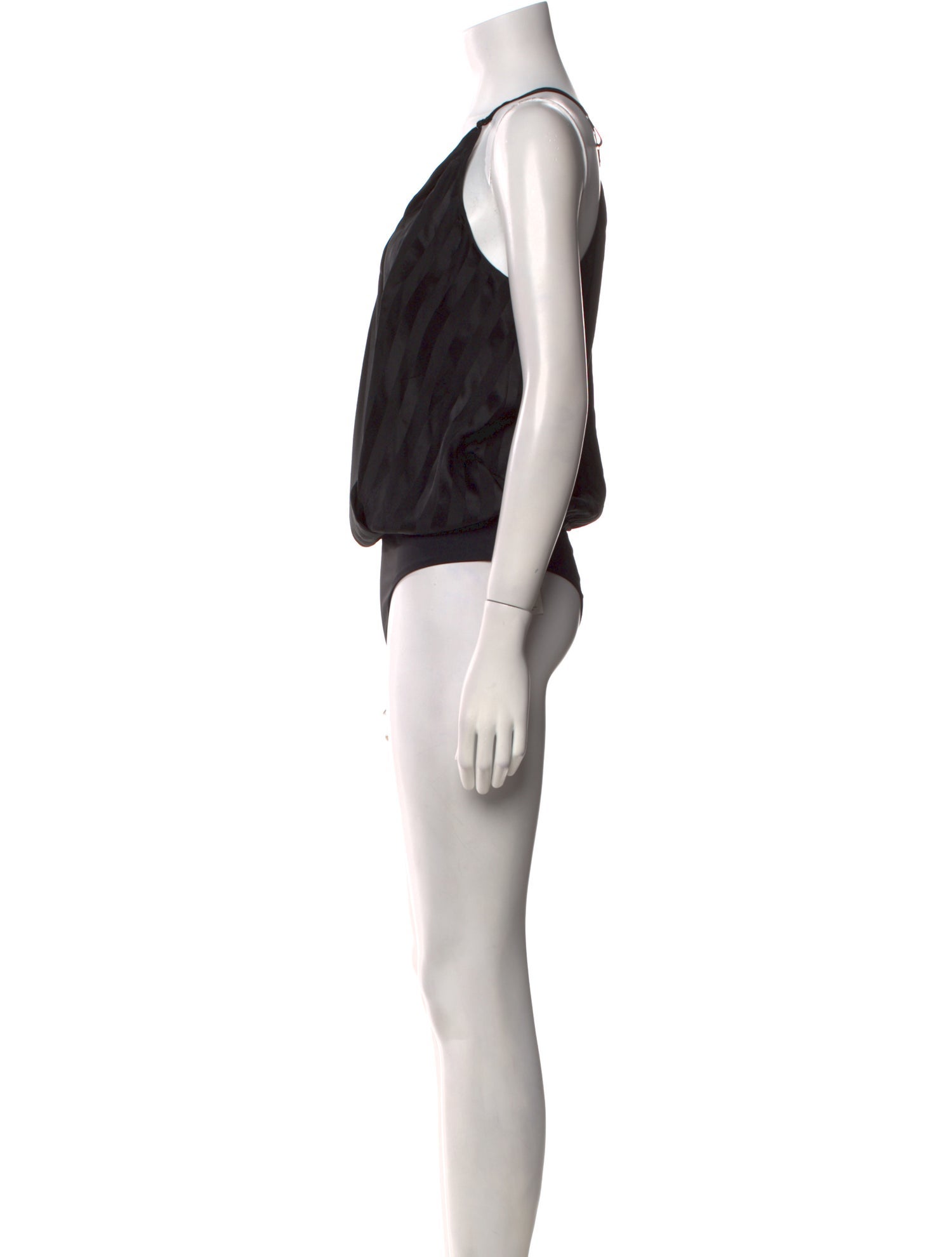 Michelle Mason Silk V-Neck Bodysuit