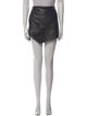 Michelle Mason Leather Mini Skirt