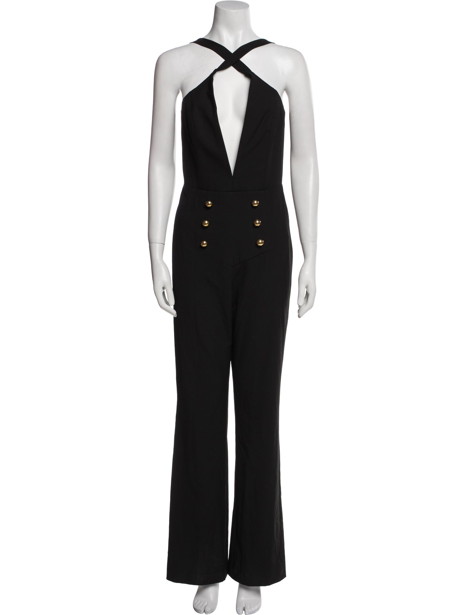 Michelle Mason Plunge Neckline Jumpsuit w/ Tags
