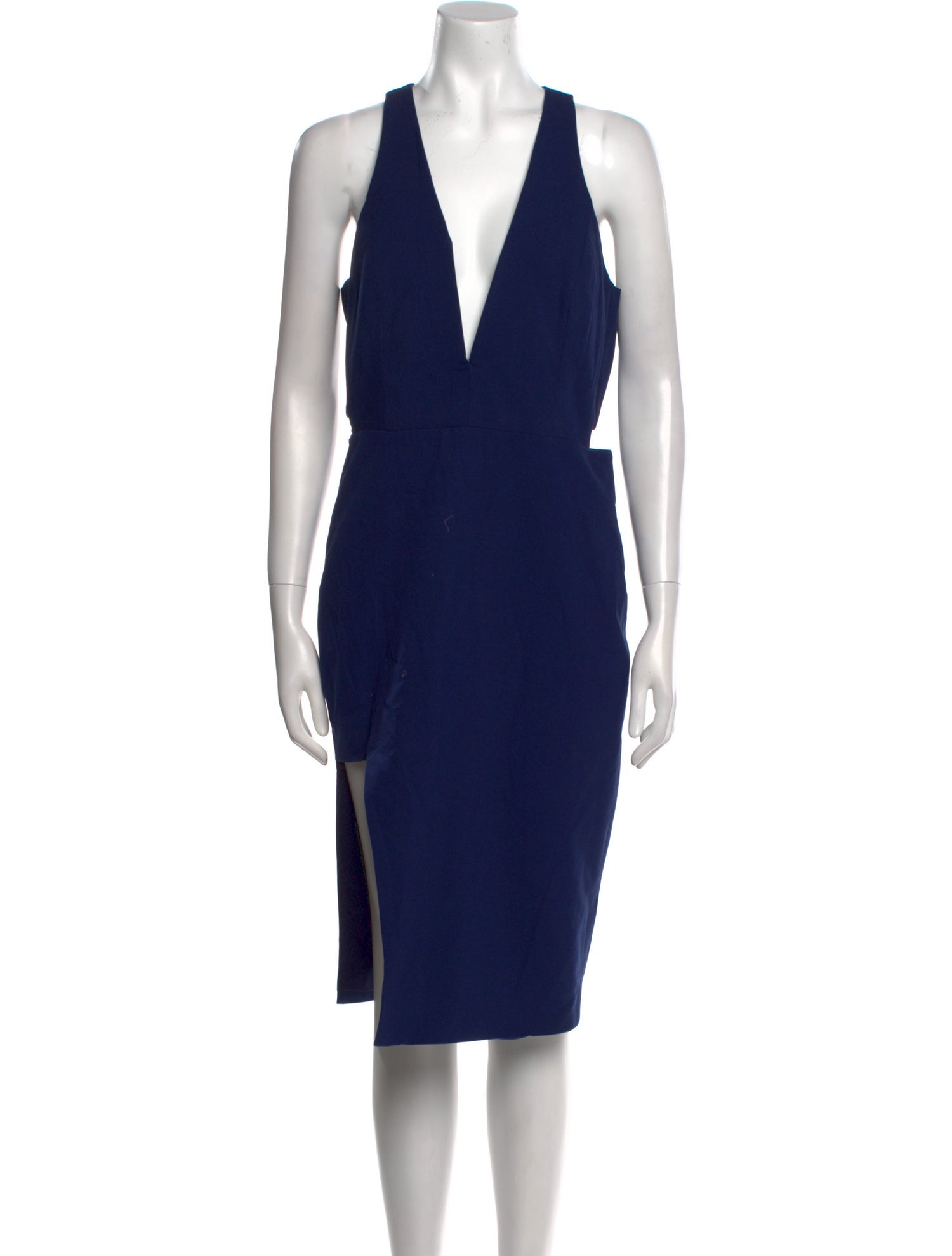Michelle Mason V-Neck Midi Length Dress