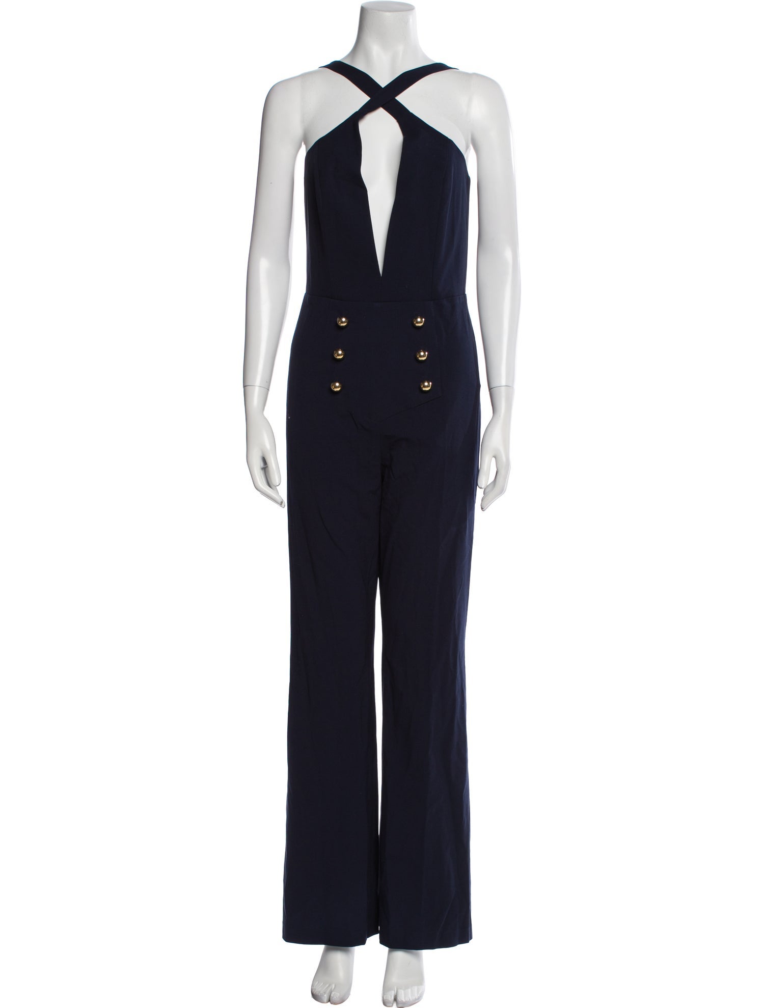Michelle Mason V-Neck Jumpsuit