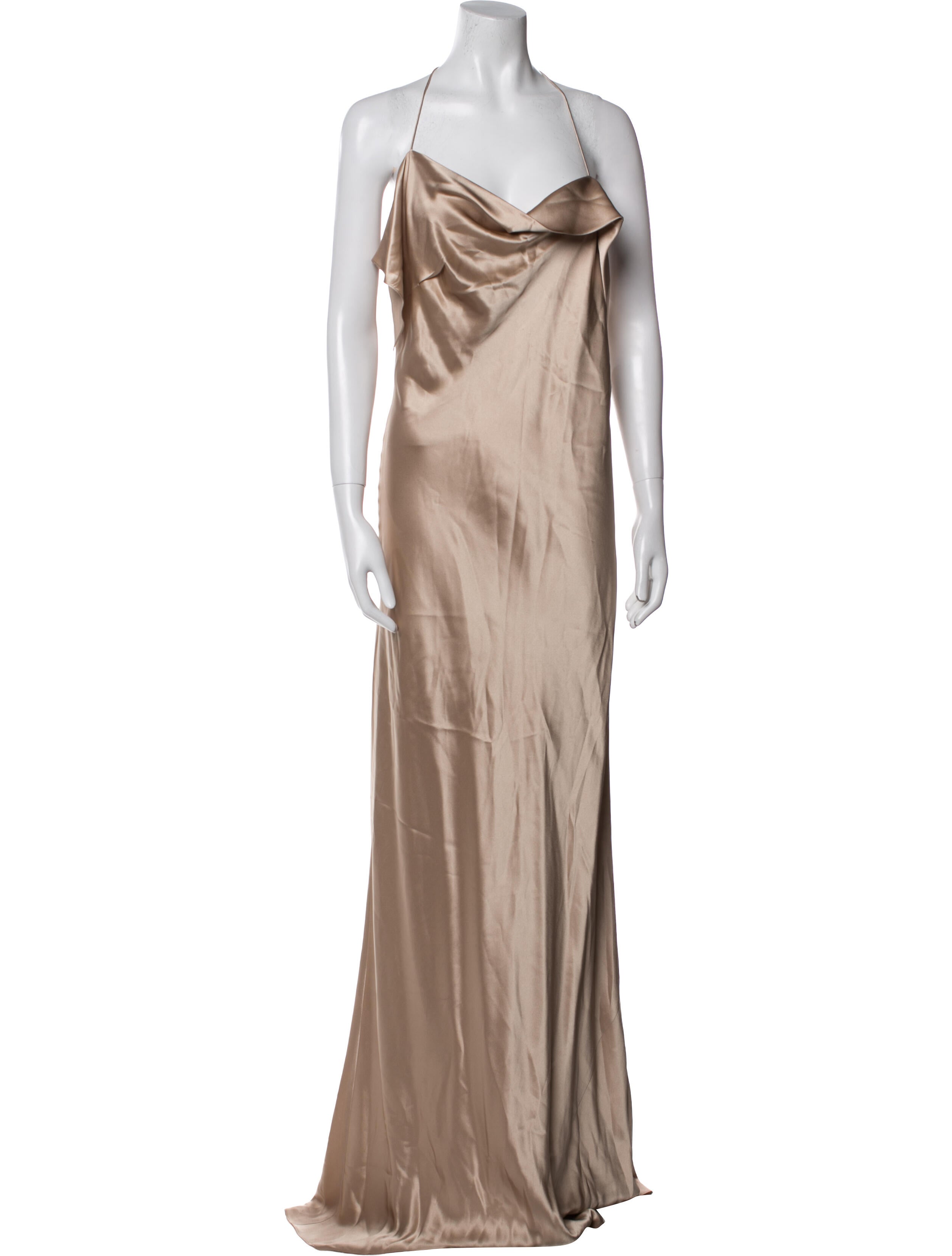 Michelle Mason Silk Long Dress