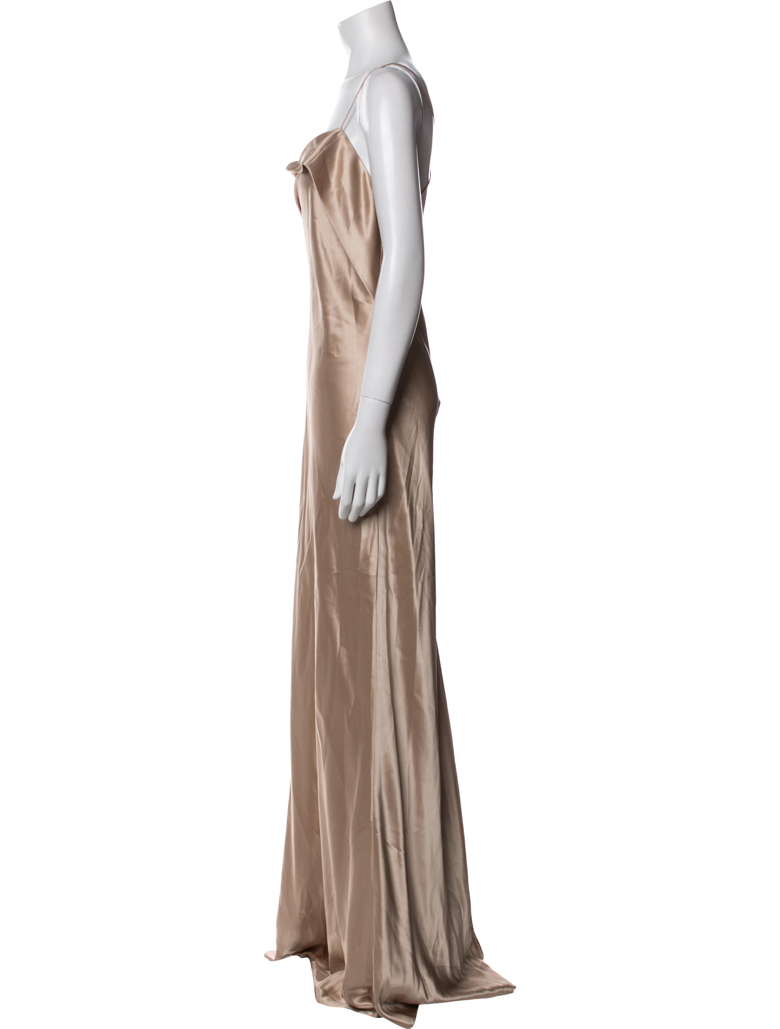 Michelle Mason Silk Long Dress