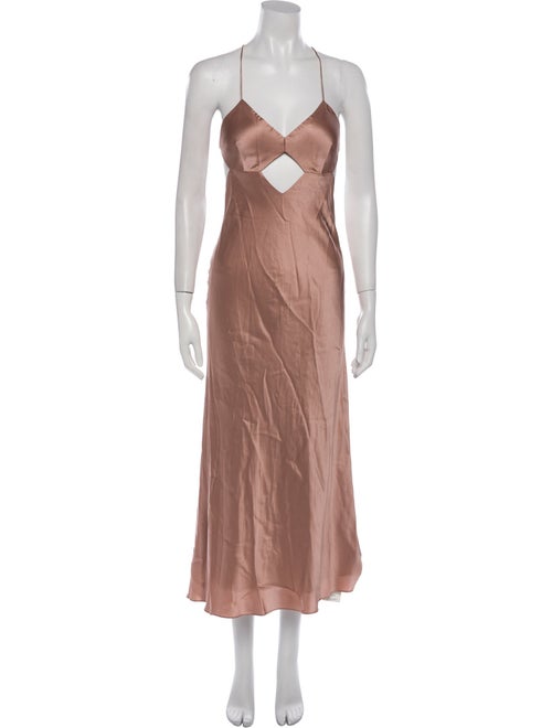 Michelle Mason Silk Midi Length Dress