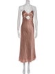 Michelle Mason Silk Midi Length Dress