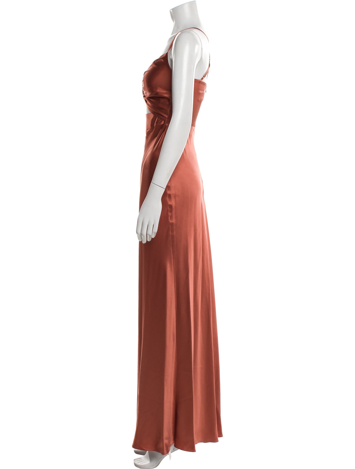 Michelle Mason Silk Long Dress