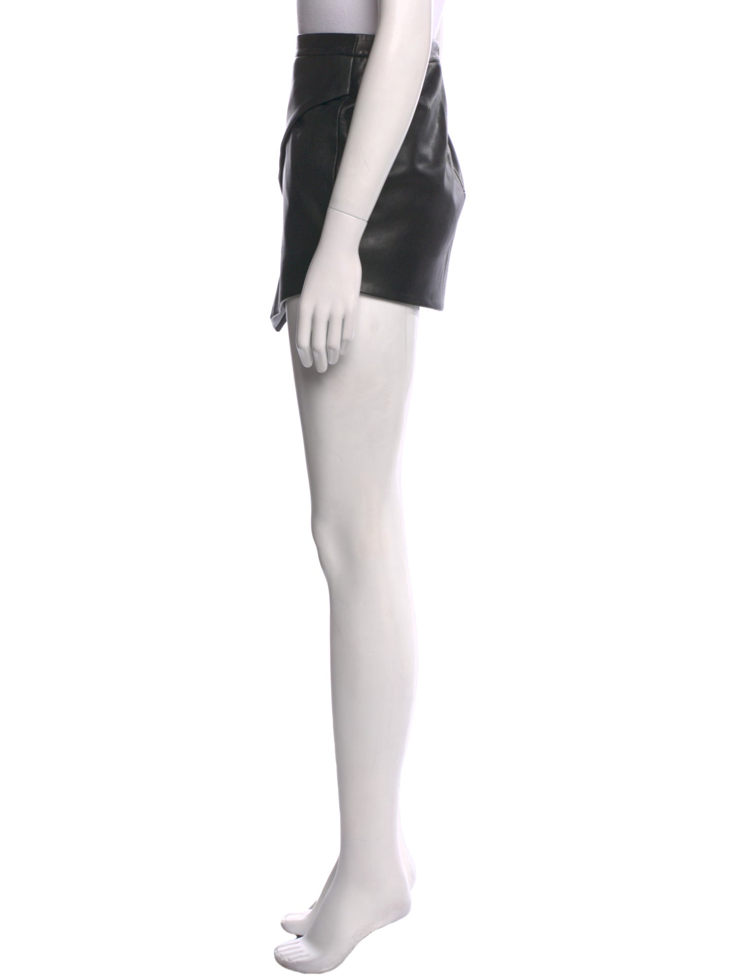 Michelle Mason Lambskin Mini Skirt