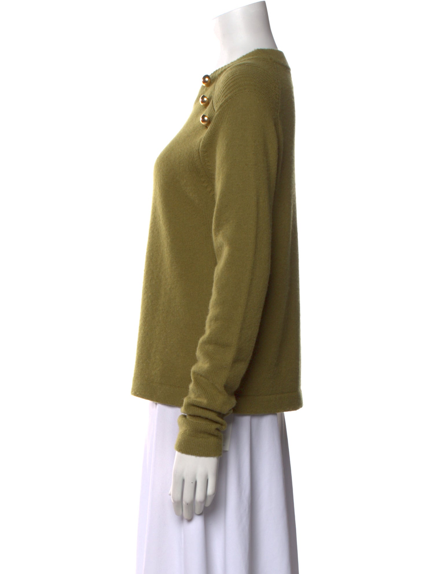 Michelle Mason Virgin Wool Crew Neck Sweater