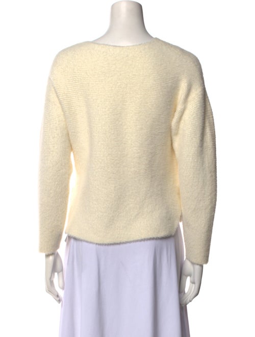 Michelle Mason Nylon Scoop Neck Sweater