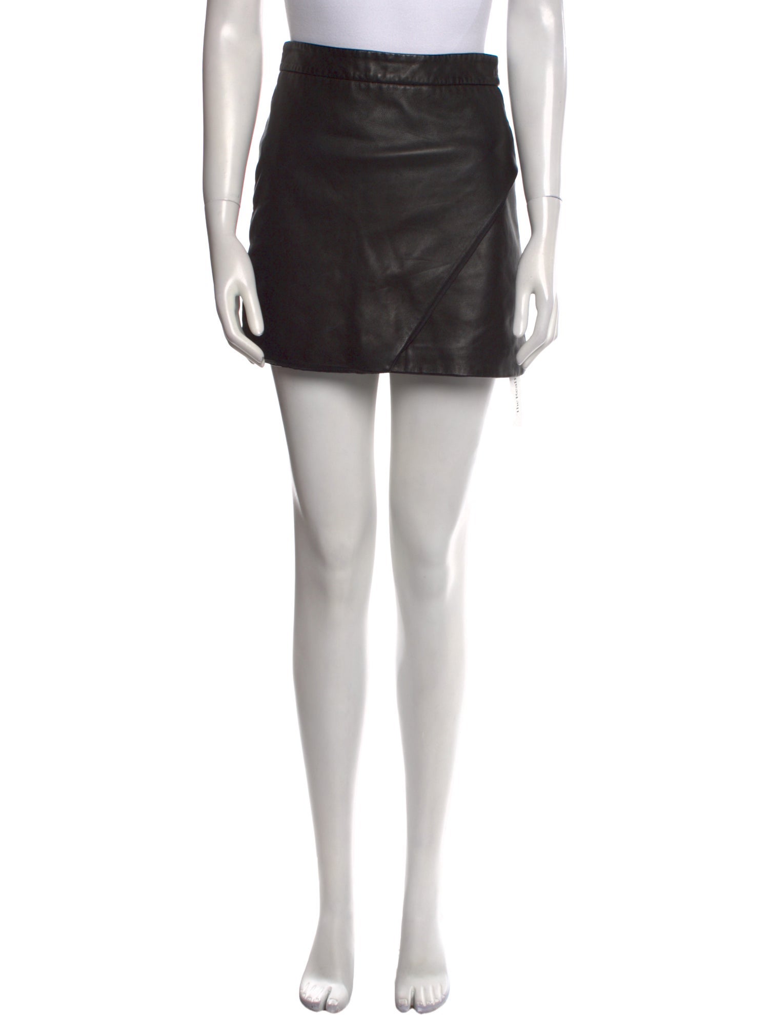 Michelle Mason Lambskin Mini Skirt