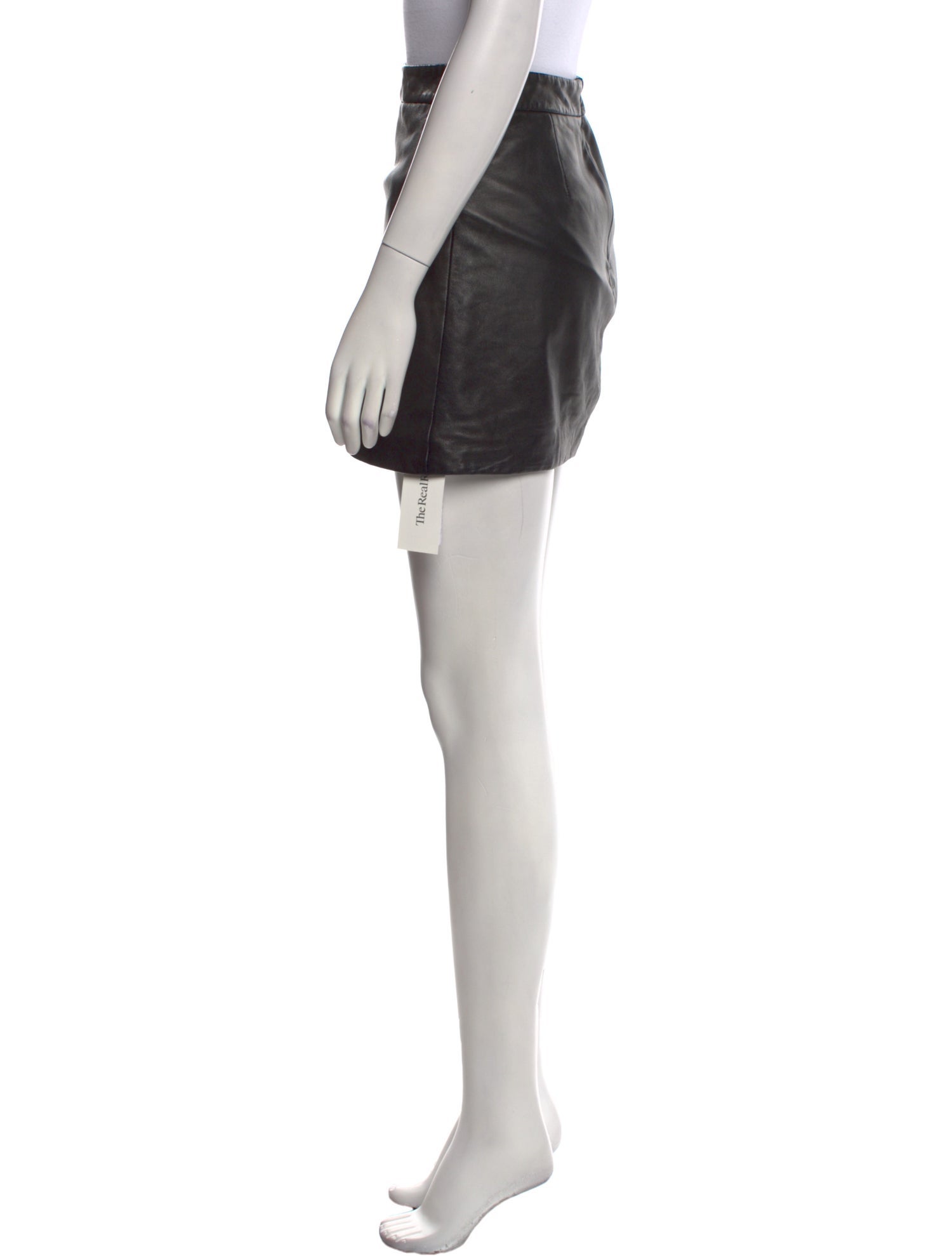 Michelle Mason Lambskin Mini Skirt