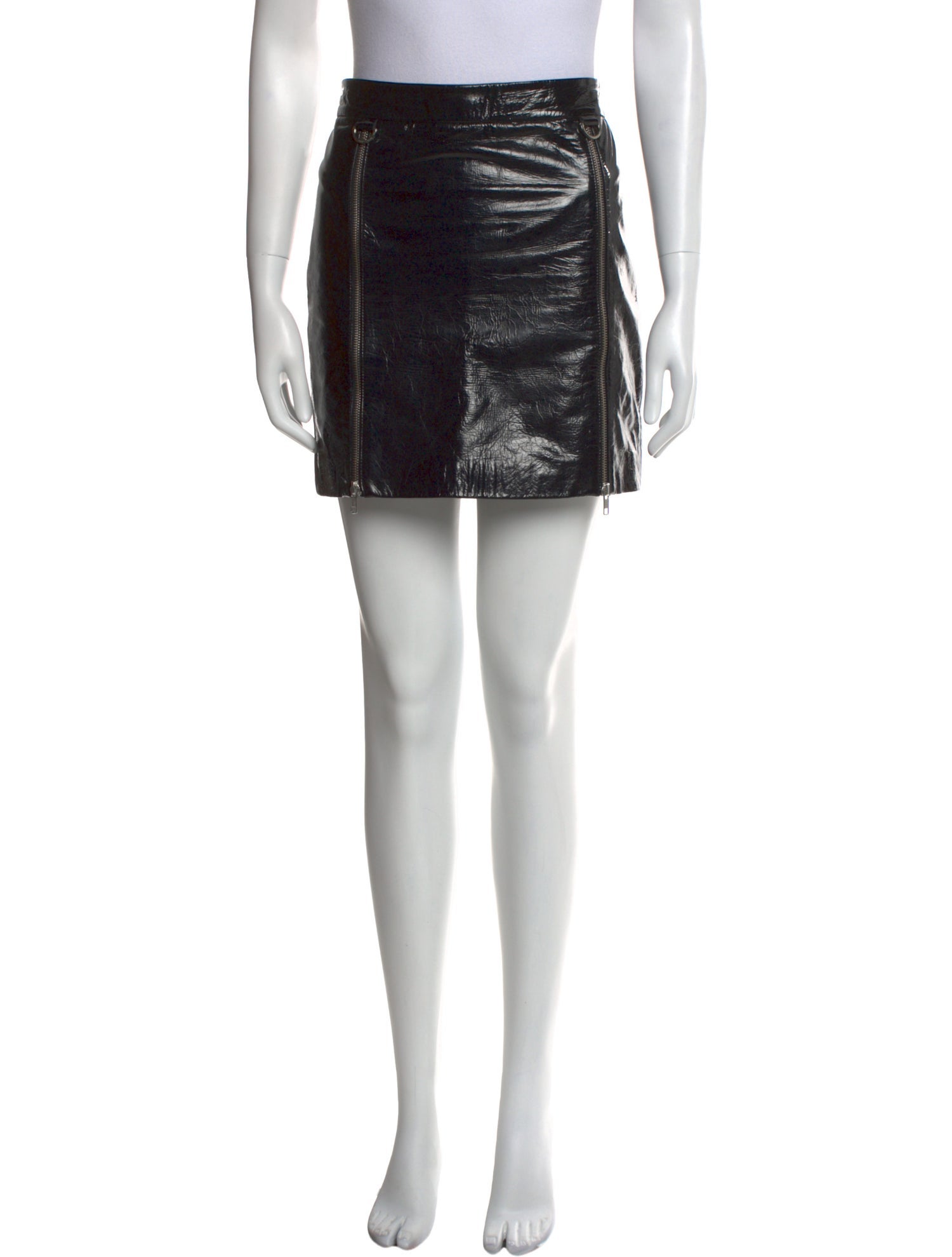 Michelle Mason Lambskin Mini Skirt