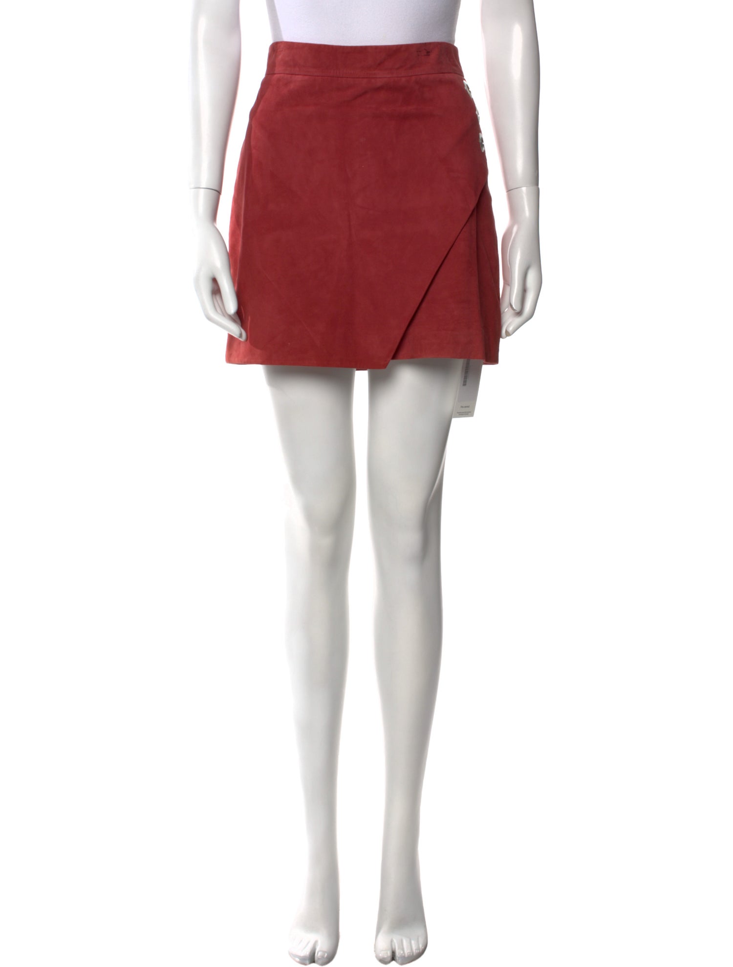 Michelle Mason Lambskin Mini Skirt