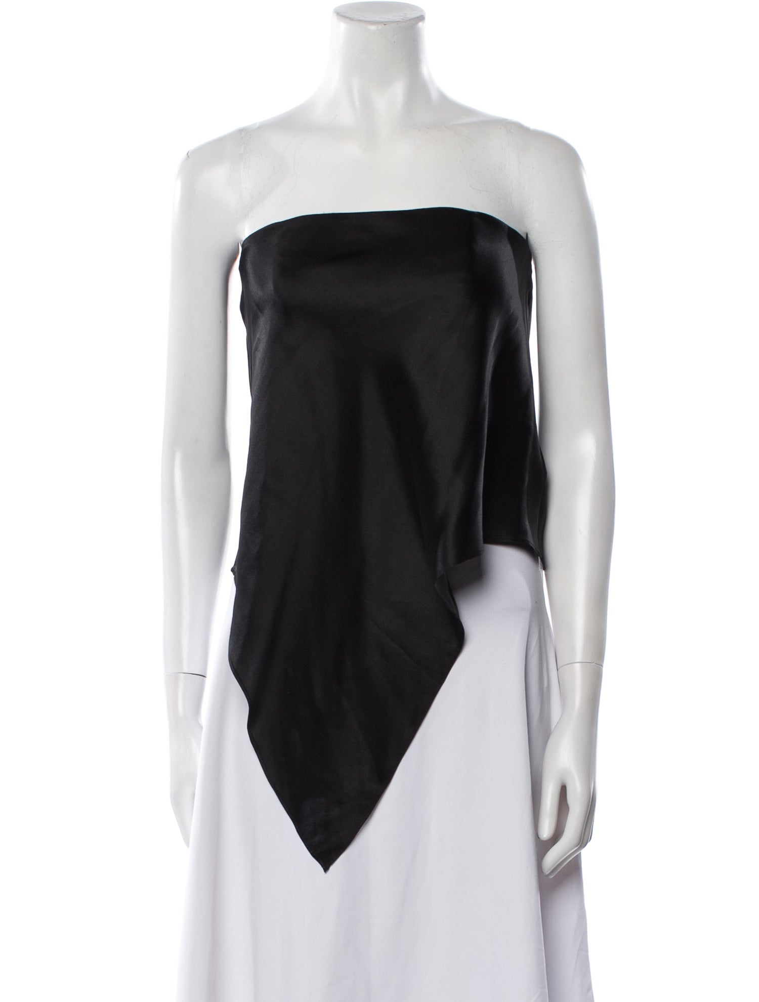 Michelle Mason Silk Strapless Top