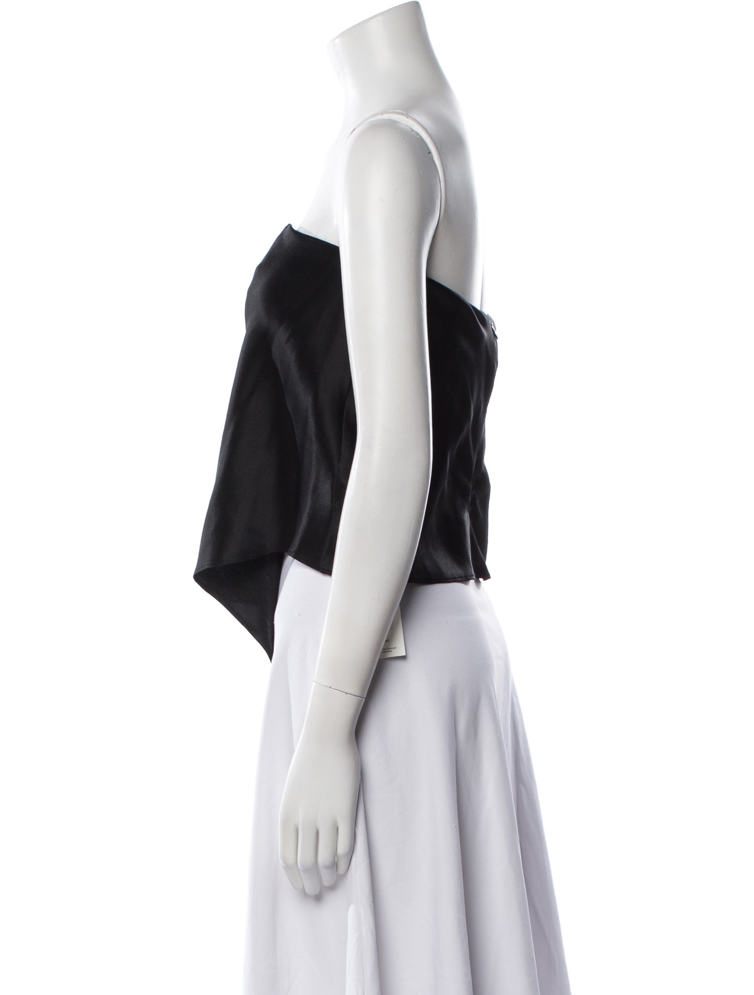 Michelle Mason Silk Strapless Top