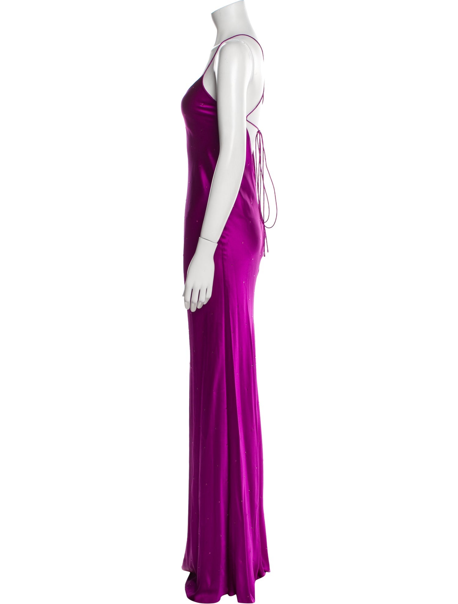Michelle Mason Silk Long Dress