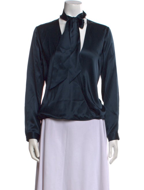 Michelle Mason Silk Open Front Blouse