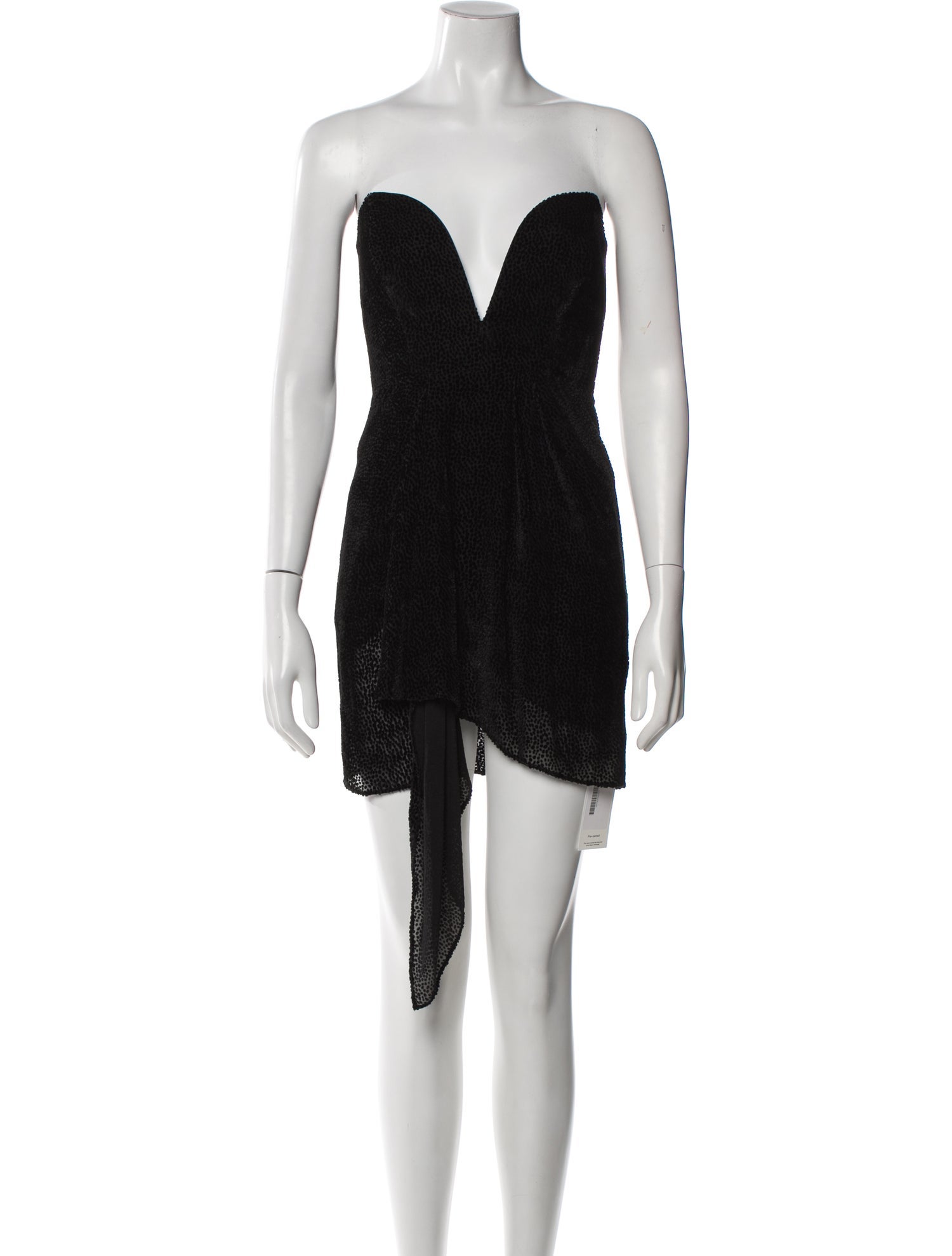 Michelle Mason Strapless Mini Dress