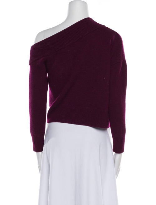 Michelle Mason Wool Off-The-Shoulder Sweater