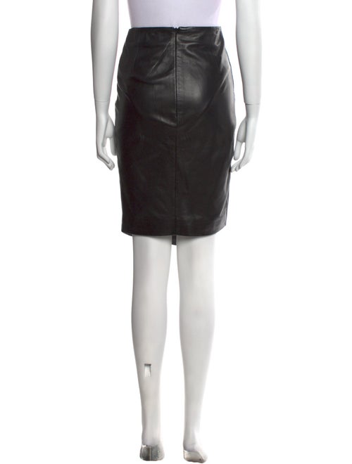 Michelle Mason Pleated Accents Knee-Length Skirt
