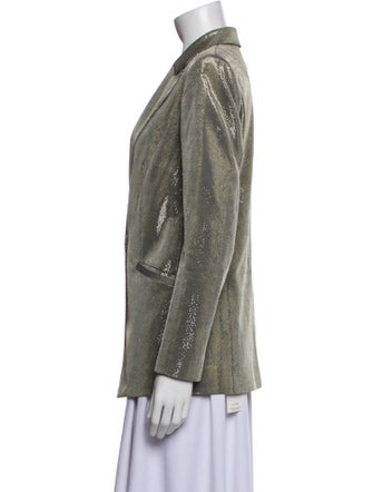 Michelle Mason Printed Blazer