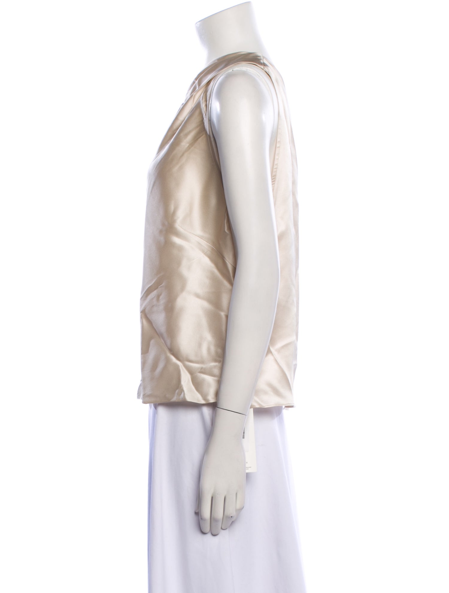 Michelle Mason Silk One-Shoulder Blouse