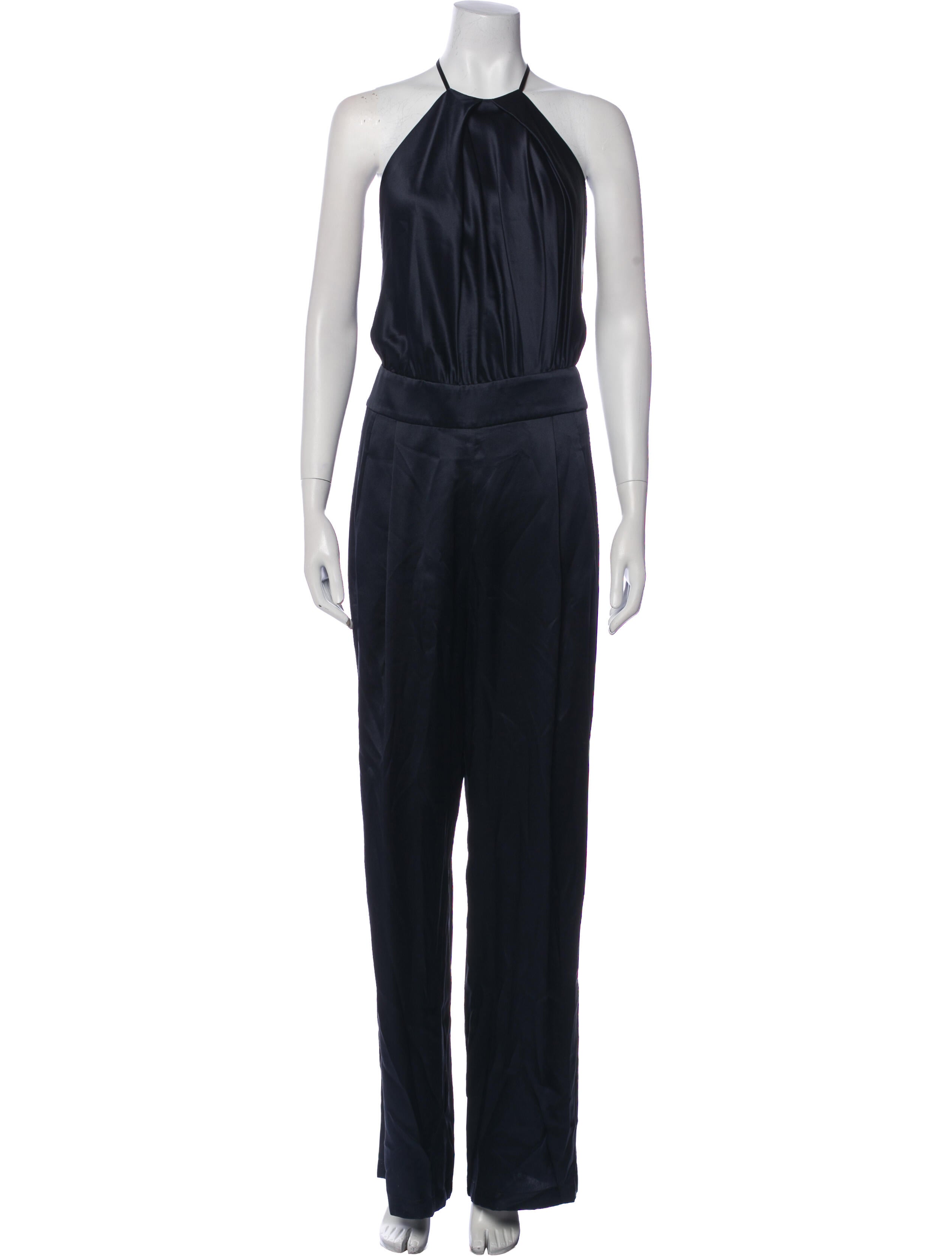 Michelle Mason Silk Halterneck Jumpsuit