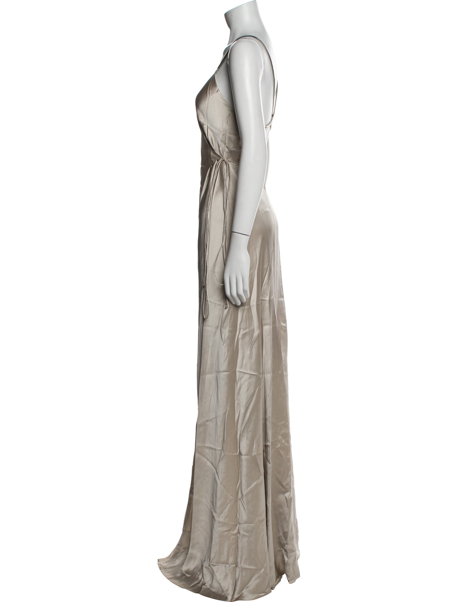 Michelle Mason Silk Long Dress