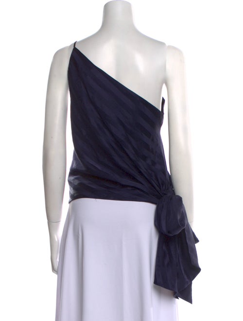 Michelle Mason Silk One-Shoulder Top
