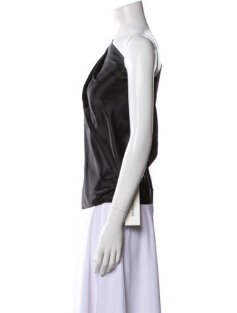 Michelle Mason Silk One-Shoulder Top