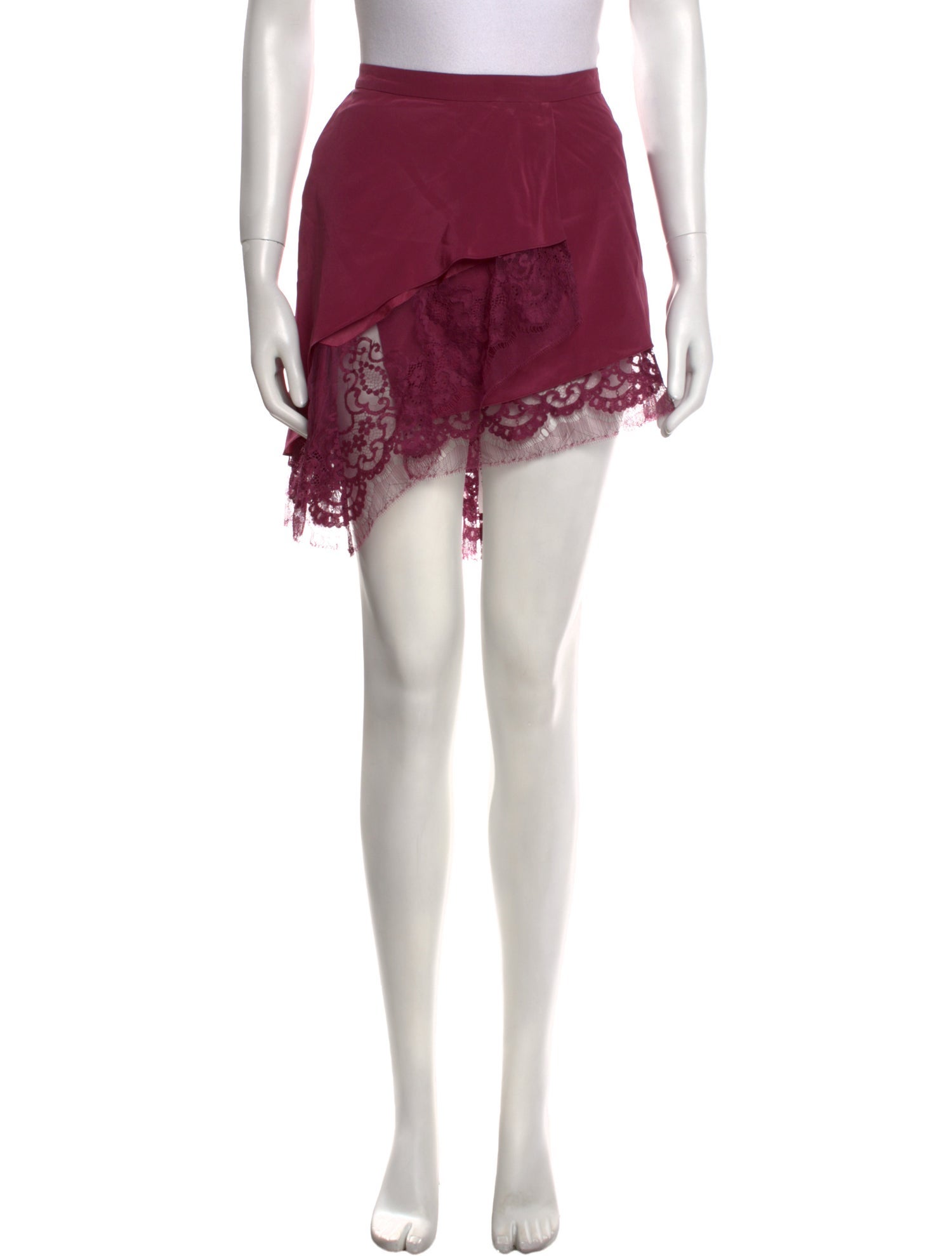 Michelle Mason Silk Mini Skirt