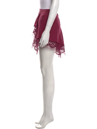 Michelle Mason Silk Mini Skirt