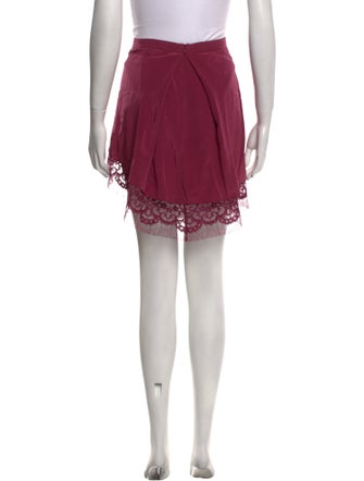 Michelle Mason Silk Mini Skirt