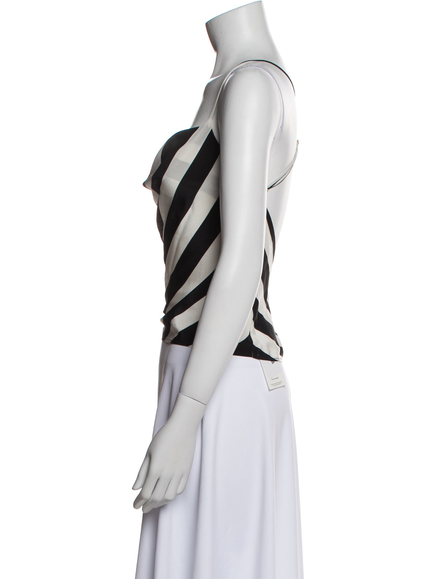 Michelle Mason Silk Striped Top