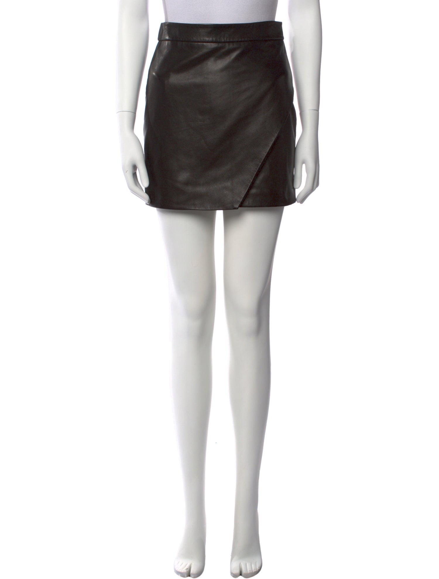 Michelle Mason Lambskin Mini Skirt